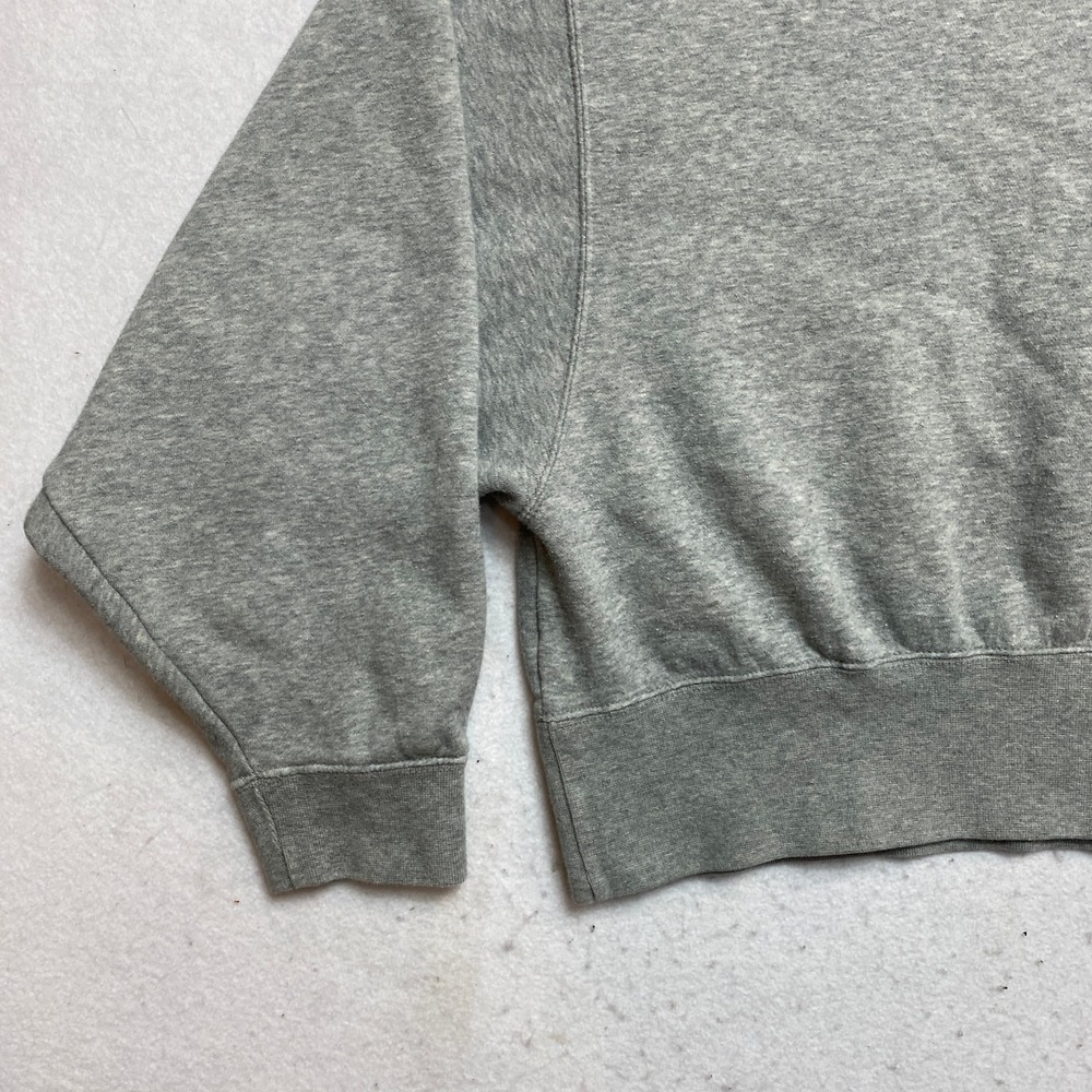 Nike Sportswear Sweatshirt Womens Small Gray Oversized Crew Cropped Pullover - Picture 4 of 9